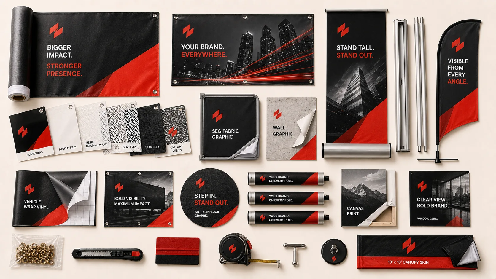 Large Format Printing — work produced by Impression
