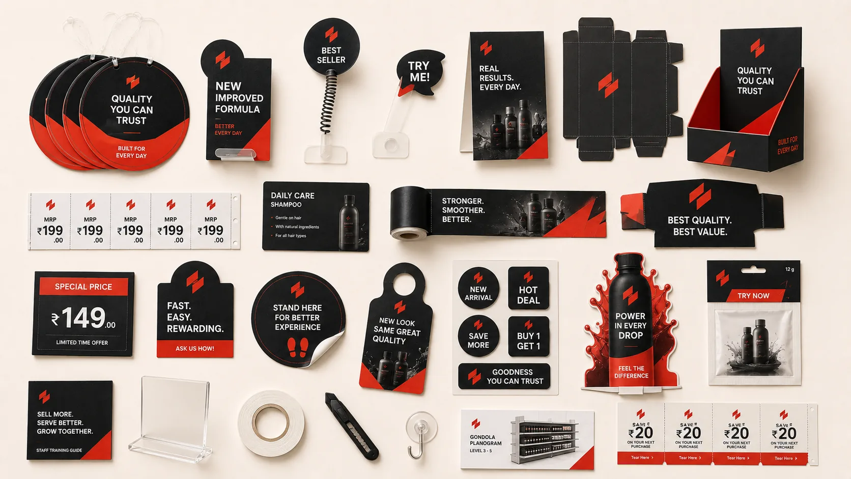 Retail & POS Materials — work produced by Impression